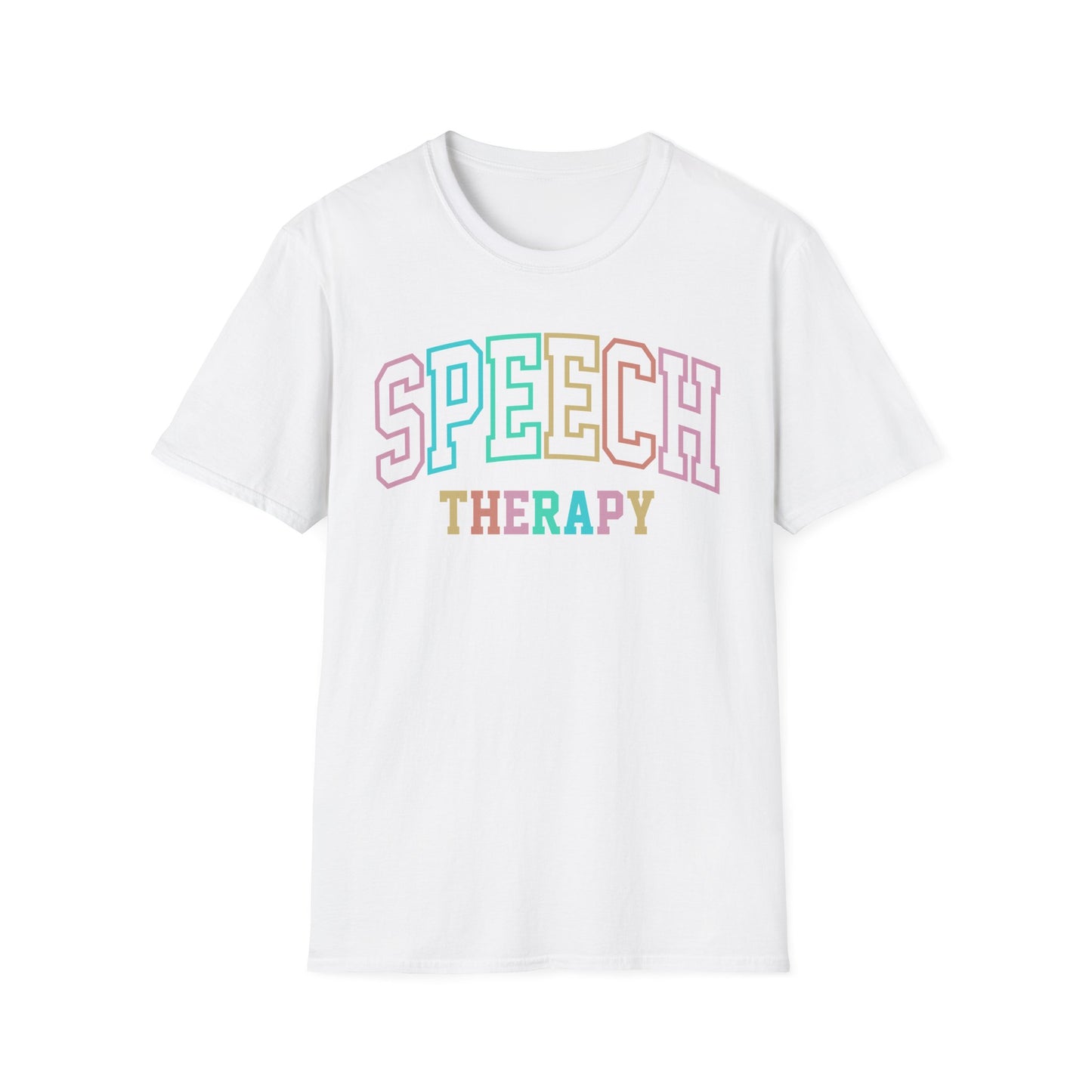 SPEECH THERAPY PASTEL ADULT T-SHIRT