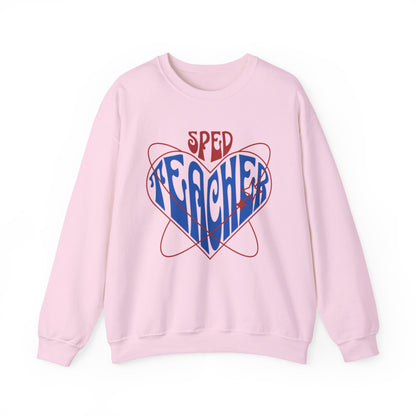 "SPED TEACHER HEART" Crewneck