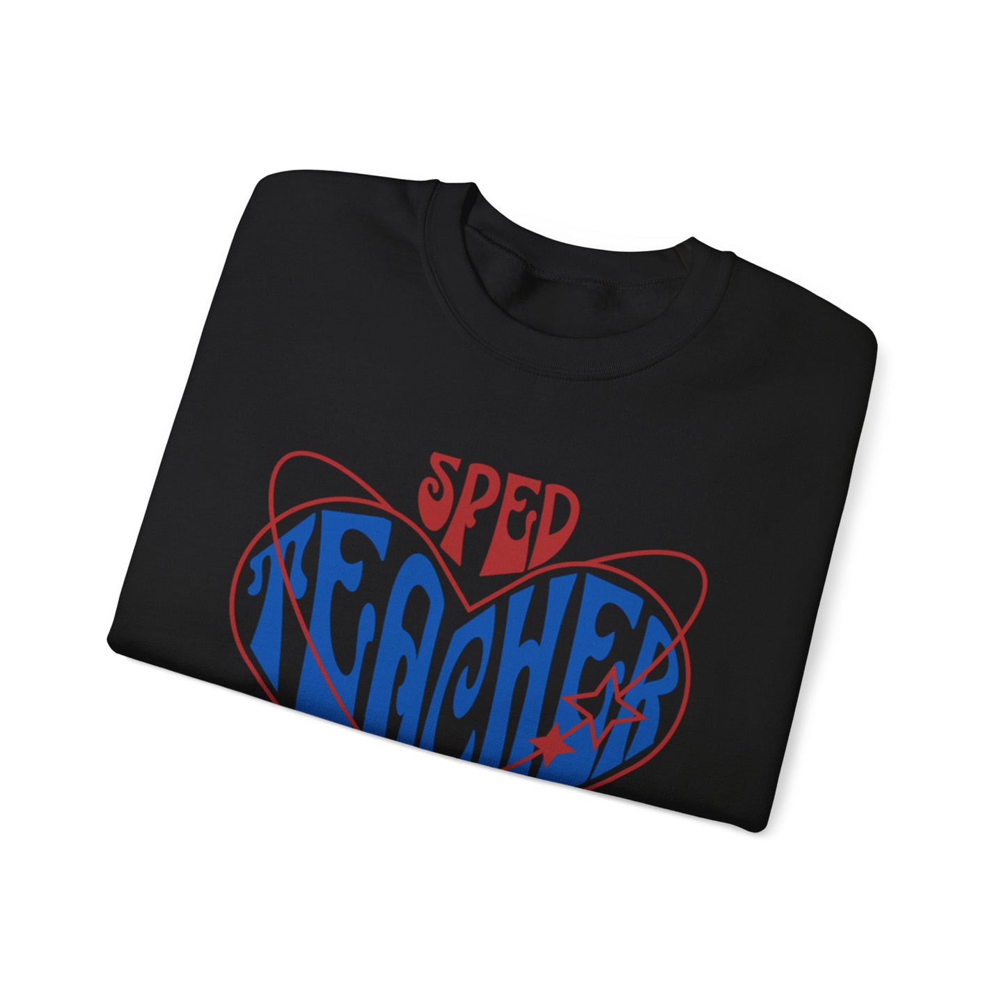 "SPED TEACHER HEART" Crewneck