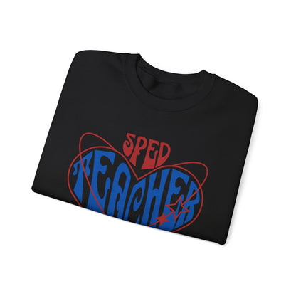 "SPED TEACHER HEART" Crewneck