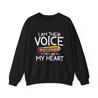"I AM THEIR VOICE" Crewneck Sweatshirt