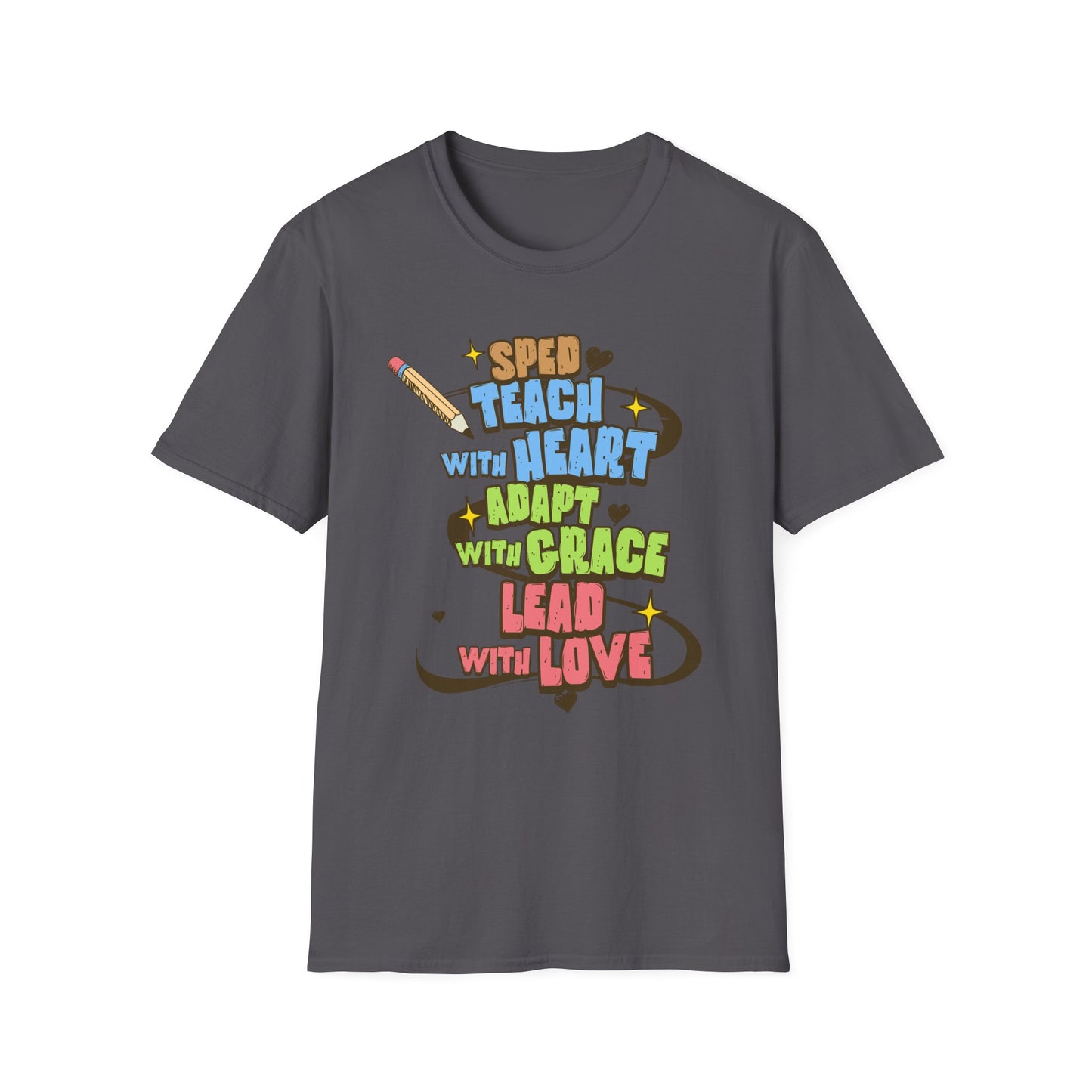 "TEACH, ADAPT, LEAD” Adult T-Shirt